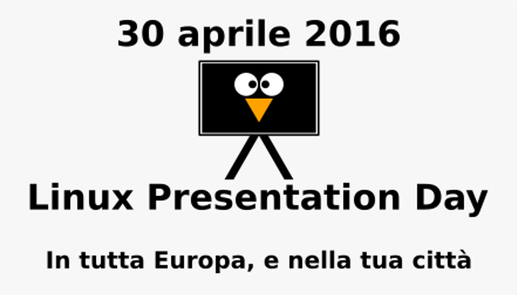 info linux presentation day 30 aprile