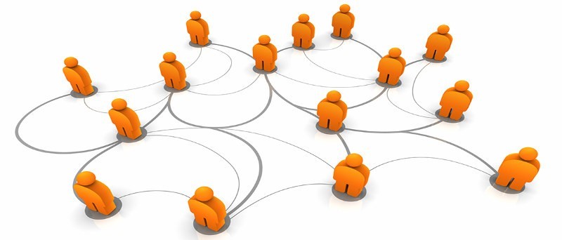 Immagine di un network di persone