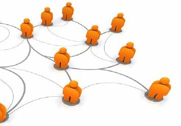 Immagine di un network di persone