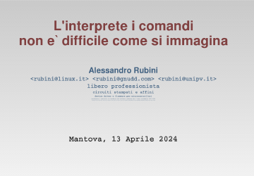 Immagine prima slide della presentazione