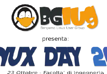 Frontespizio programma del Linux Day 2010