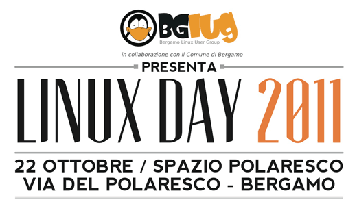 Banner dell'evento Linux Day 2011