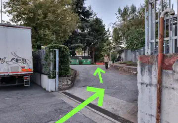 Questo è il nuovo cancello da cui sì entra