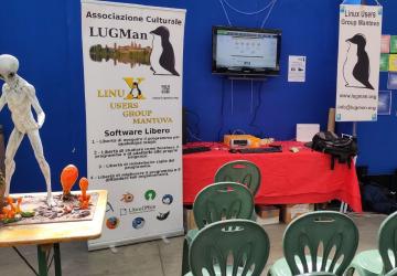 Foto dello stand presso la fiera di Gonzaga